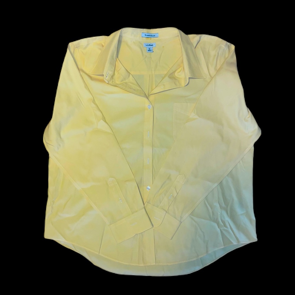 Ll Bean Button Up - Wrinkle Resistant - image 1